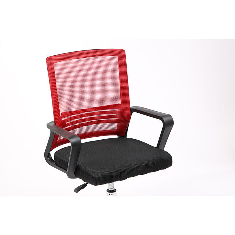 3701338802140-Fauteuil de bureau SQEEZY - accoudoirs fixes - noir/rouge-P_405112601_6-5