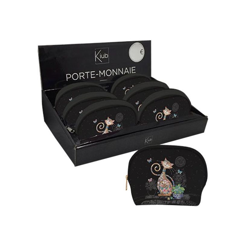 3700572731001-Kiub - Porte monnaie arrondi - chat papillons-P_405112700_1-0