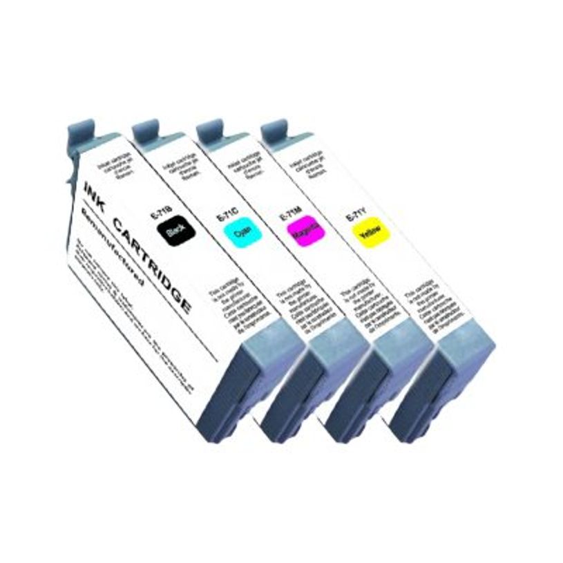 3584770723576-Cartouche compatible Epson T0715 Guépard - pack de 4 - noir, jaune, cyan, magenta - Uprin-P_405112774_2-1