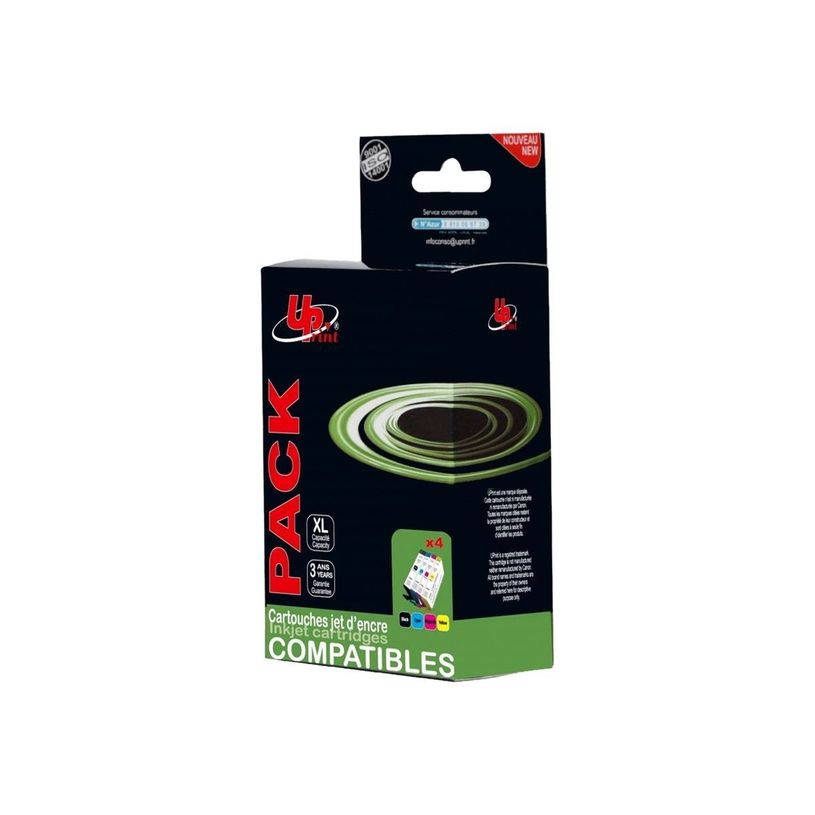 3584770723477-Cartouche compatible Epson 16XL Stylo Plume - pack de 4 - noir, jaune, cyan, magenta - Upr-P_405112777_1-0