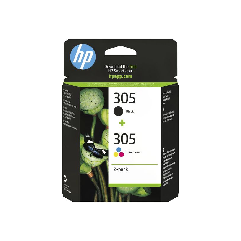 0195161166969-HP 305 - Pack de 2 - noir et 3 couleurs - cartouche d'encre originale (6ZD17AE)-P_405112812_42-20