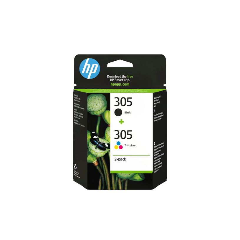 0195161166969-HP 305 - Pack de 2 - noir et 3 couleurs - cartouche d'encre originale (6ZD17AE)-P_405112812_46-14