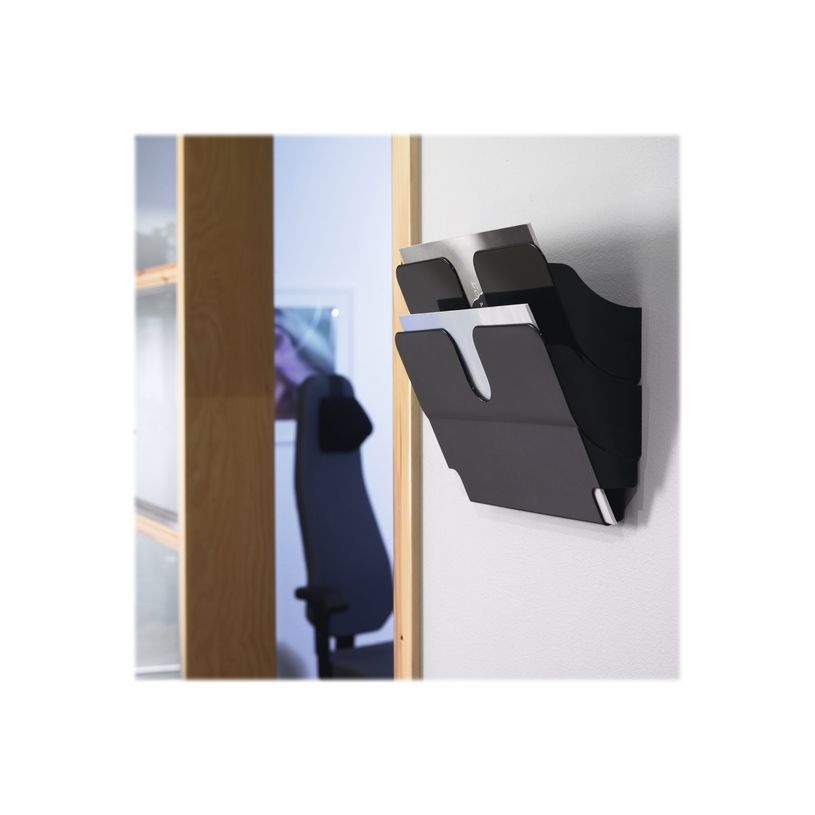 7318089014065-Durable Flexiplus - Trieur mural porte-document - 2 cases A4 horizontal - noir-P_405112859_2-1
