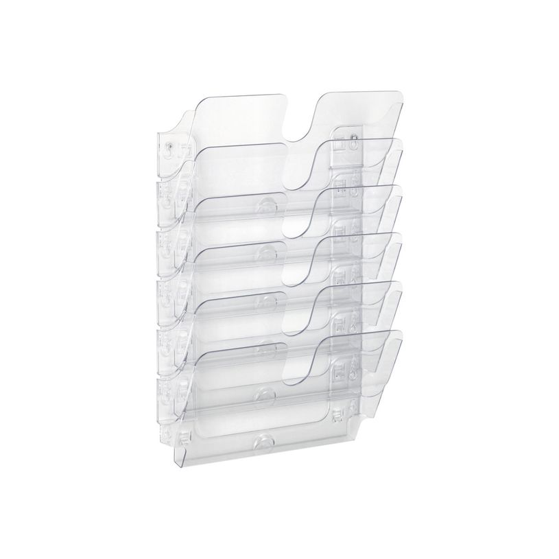 7318080014408-Durable Flexiplus - Trieur mural porte-document - 6 cases A4 horizontal - transparent-P_405112862_1-0