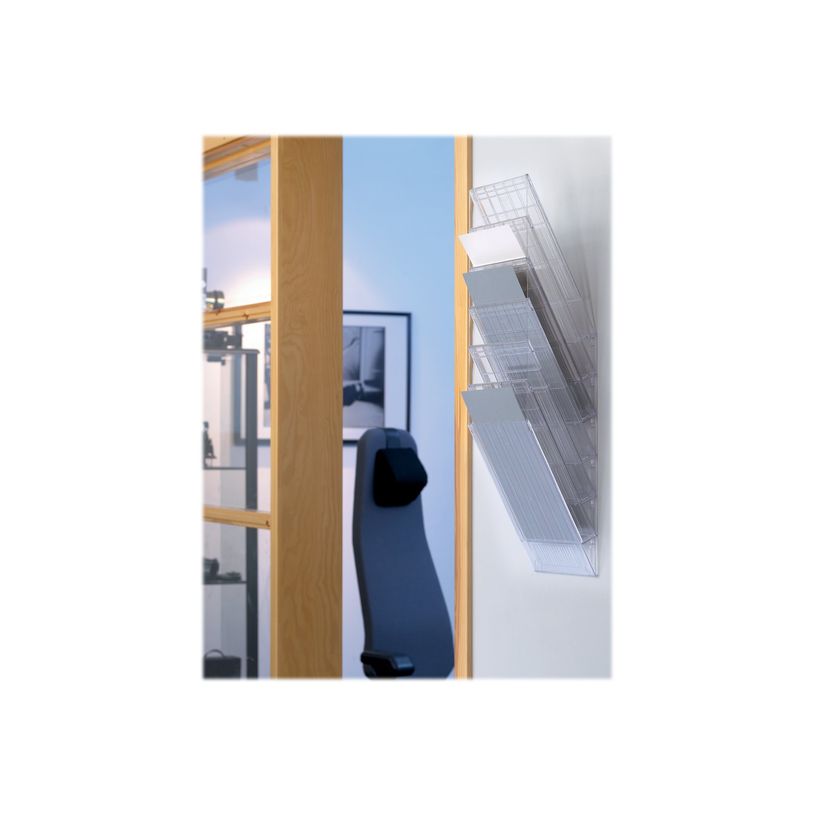 7318089785408-Durable Flexiboxx - Présentoir mural porte-document - 6 cases A4 paysage - transparent-P_405112866_2-1
