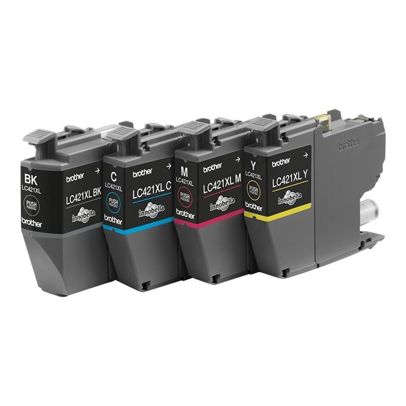 4977766813594-Brother LC421XL - pack de 4 - noir, jaune, cyan, magenta - cartouche d'encre originale-P_405112957_9-9