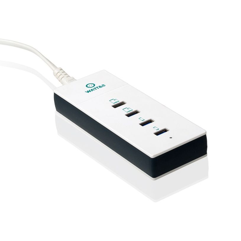 3760110684404-Watt&Co - Chargeur secteur réversible ultra rapide -  4 ports USB-P_405112972_1-0