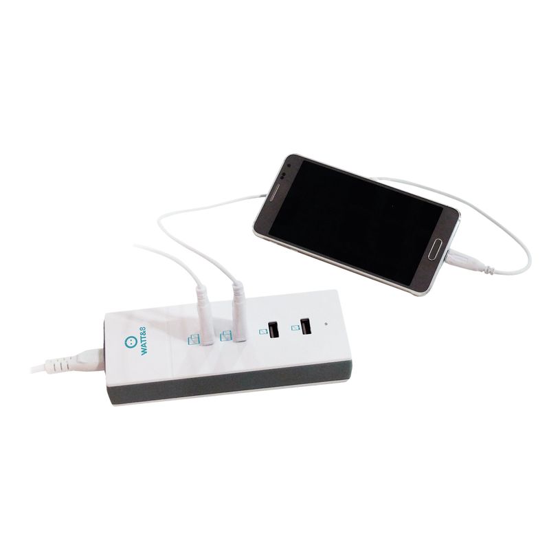 3760110684404-Watt&Co - Chargeur secteur réversible ultra rapide -  4 ports USB-P_405112972_6-6