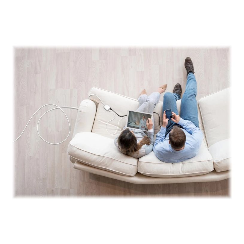 3760110688075-Watt&Co - chargeur secteur pour smartphone avec 3m de câble - 2USB - blanc-P_405112979_5-5