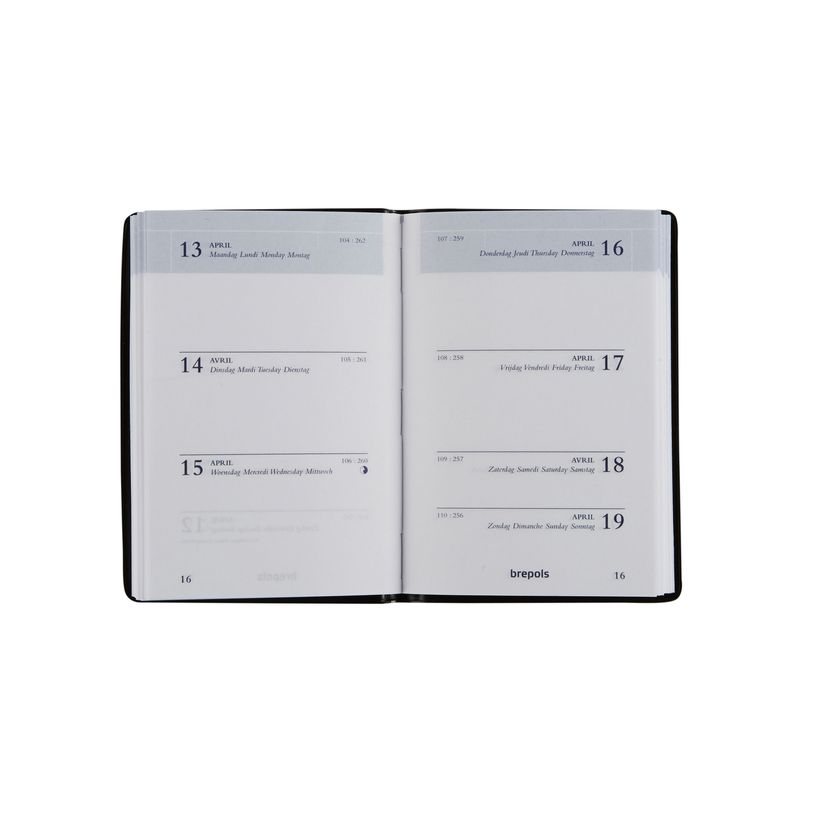 5412303375245-Agenda semainier Armada – format 4L – bordeaux – Brepols--1