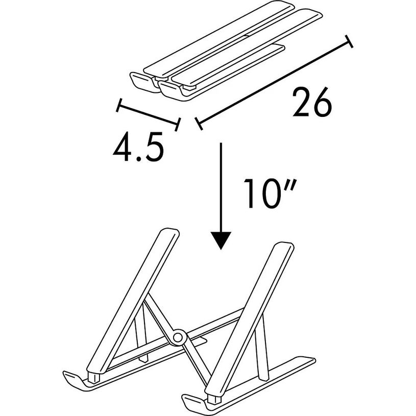 3595560031962-Unilux ERGO TRAVEL - support pour ordinateur portable jusqu'à 15,6"--4