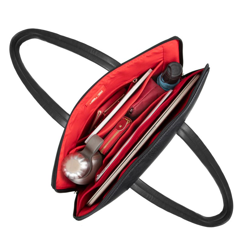 4260403579138-RIVACASE Orly - Sacoche féminine pour ordinateur portable 14" - noir-P_405113038_20-11