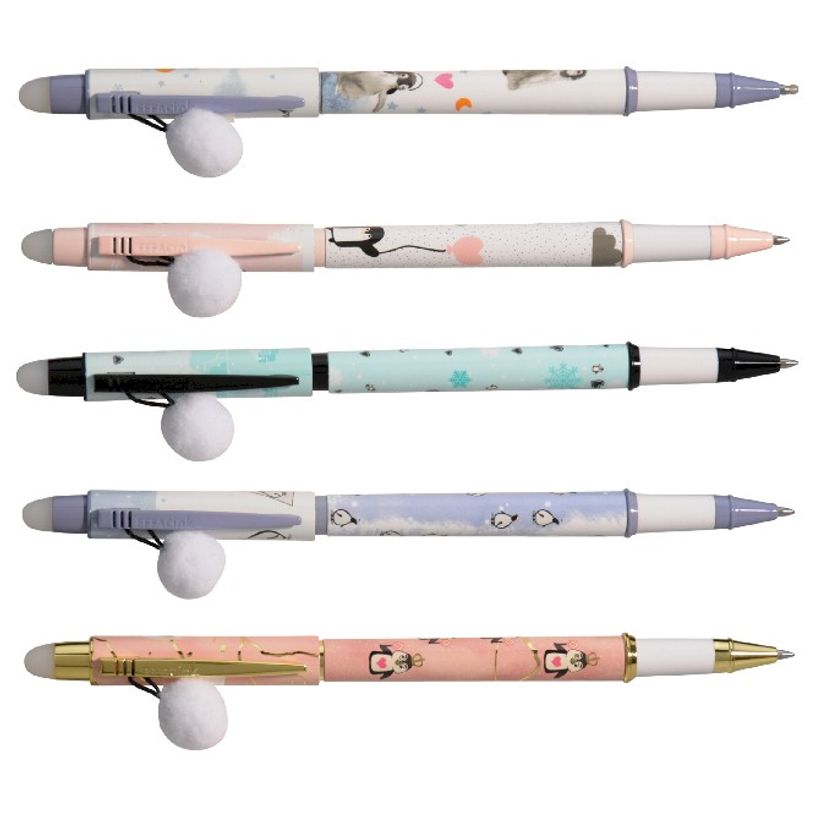 3173740245899-Ink Metal Just Chill Pinguin - Roller bleu - corps plastique - différents modèles dispon-P_405113186_3-2