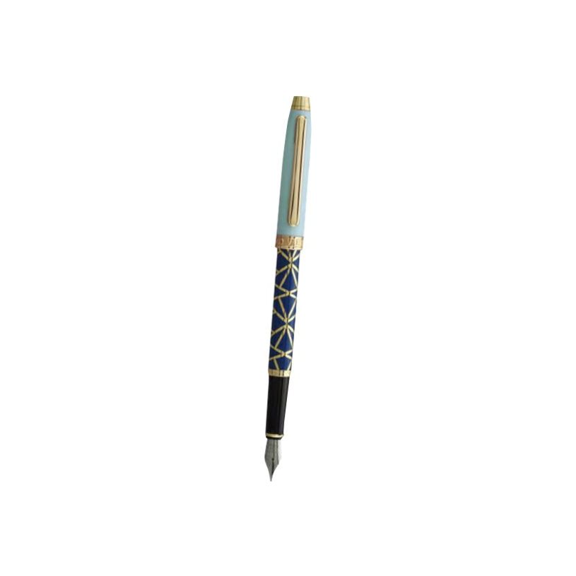 3219918242618-Enzo Varini Taormina XL Nakara - Stylo plume - bleu-P_405113206_1-0