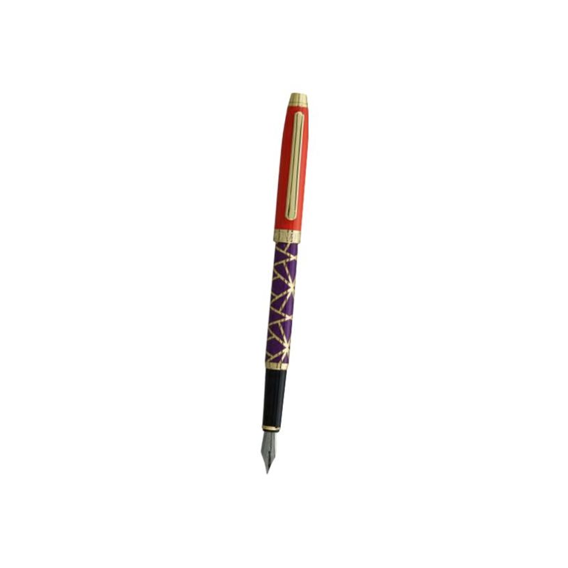 3219918242649-Enzo Varini Taormina XL Nakara - Stylo plume - violet et orange-P_405113215_1-0