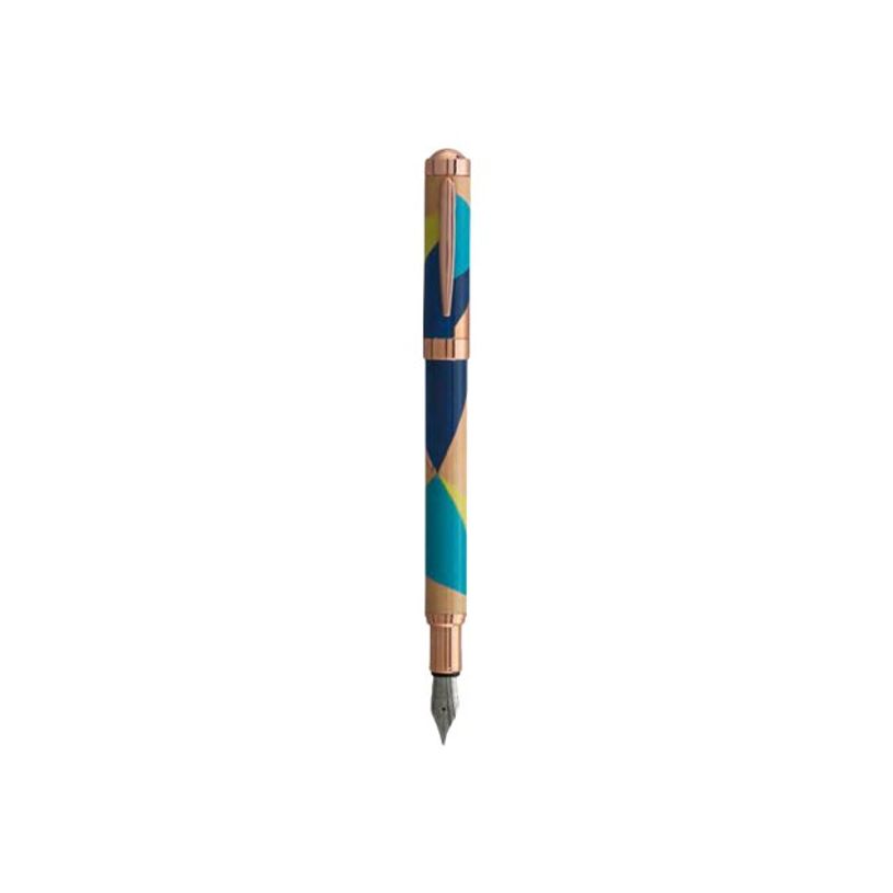 3219918242700-Enzo Varini Palazzo Scandinavo - Stylo plume - bleu rose-P_405113236_1-0