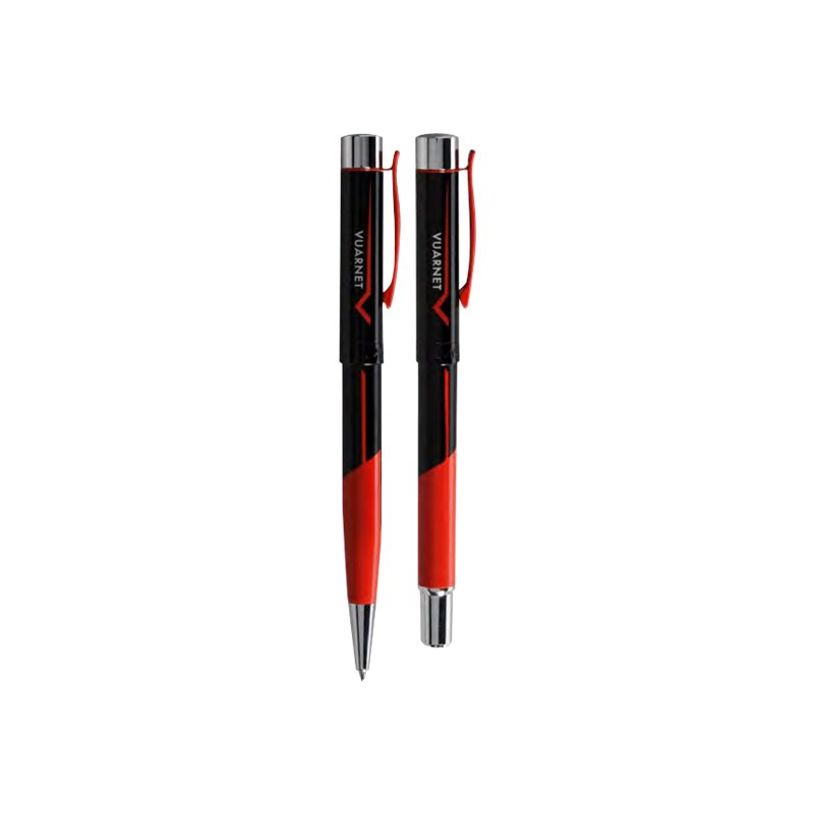 3219912664614-Vuarnet Aspen Sport - Parure de stylo à bille et stylo plume - rouge et noir-P_405113245_1-0
