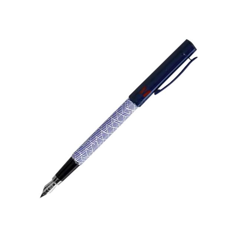 3219912644654-Vuarnet Aspen Stripes - Stylo plume - bleu et blanc-P_405113264_1-0