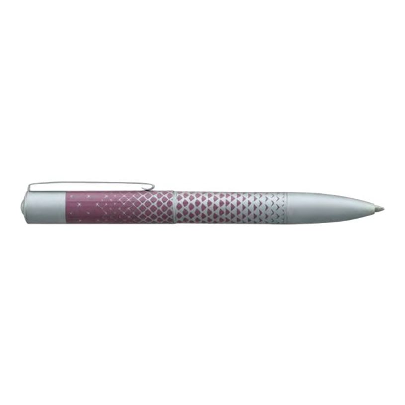 3219911750172-Daniel Hechter Media Escher - Stylo à bille - fond satiné et motifs laqués rose-P_405113268_1-0