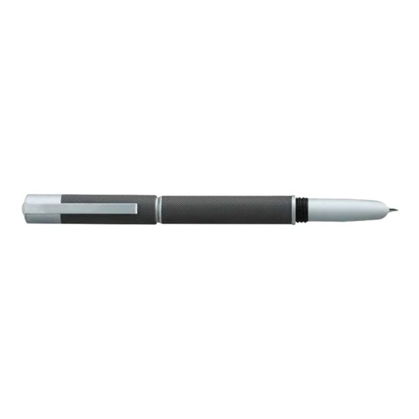 3219911740210-Daniel Hechter Media Relief - Stylo plume - micro-gravure gris anthracite et attributs sat-P_405113281_1-0