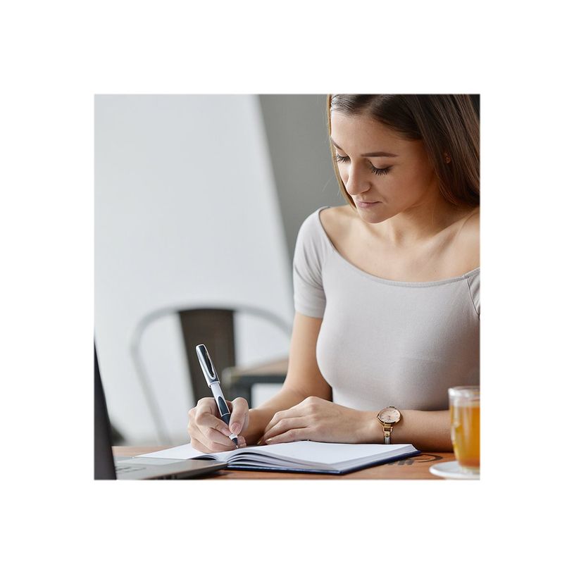 4004675114136-Schneider Ray - Roller - pointe moyenne - blanc et gris-P_405113469_1-3