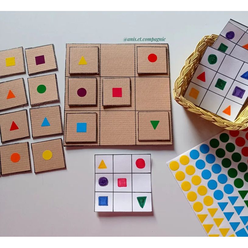 3134725022959-Cléopâtre - 528 gommettes géométriques - 8 couleurs - repositionnables-P_405113483_3-1