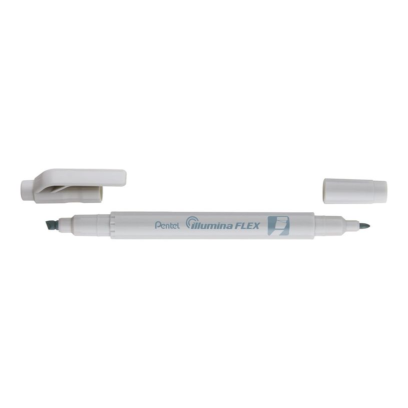 4711577053790-Pentel Illumina FLEX - Surligneur double pointe - gris pastel-P_405113537_1-0