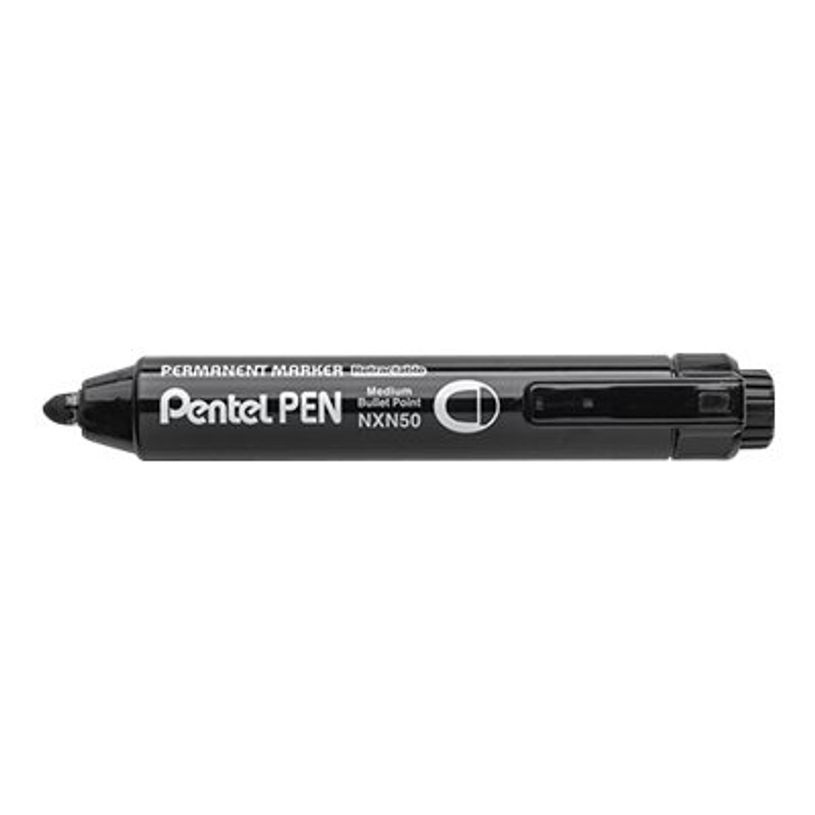 0884851044952-Pentel PEN N50 - Marqueur permanent rétractable - pointe ogive - noir-P_405113542_1-0