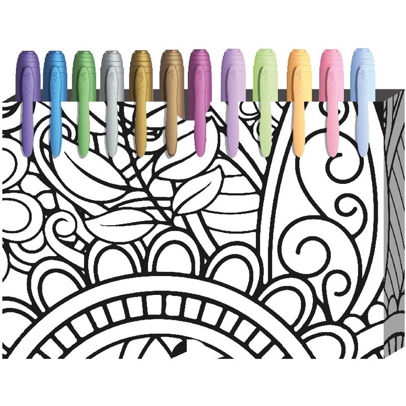 3086123677630-BIC Intensity - Kit de 12 Marqueurs permaments avec support à décorer (couleurs intenses-P_405113548_2-1