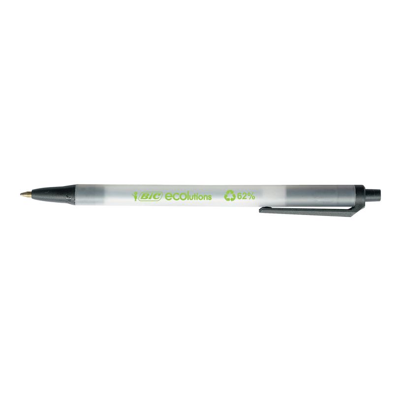 3086123175884-BIC ECOlutions CLIC STIC - 50 Stylos à bille - noir-P_405113550_1-0