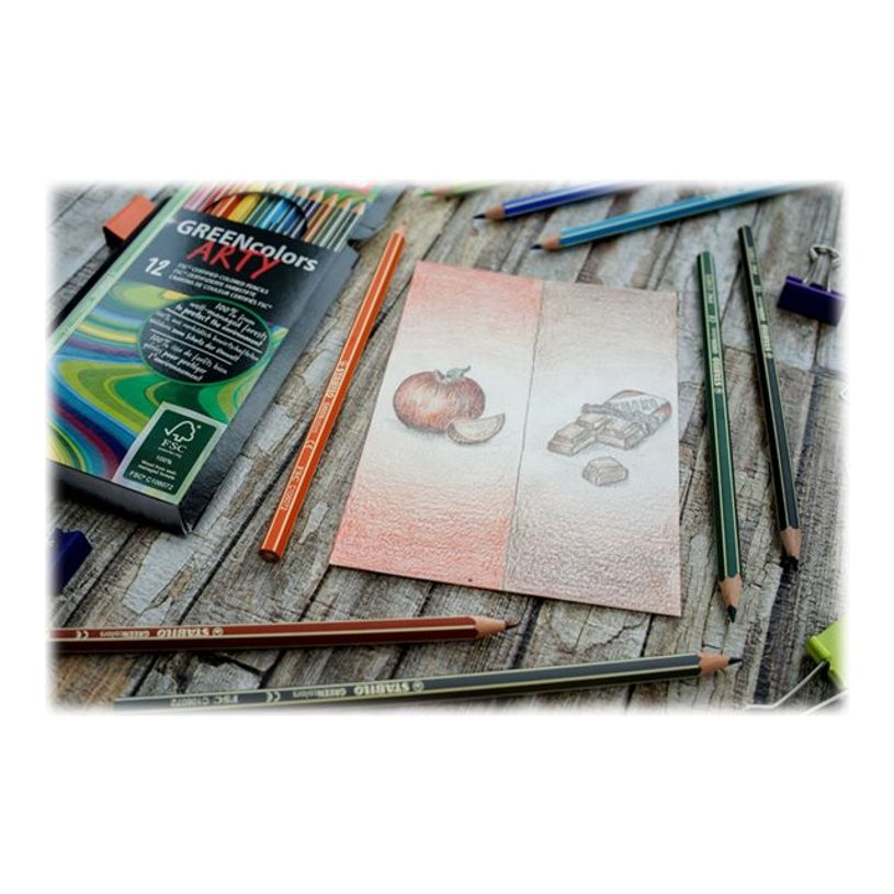4006381547246-STABILO GREENcolors ARTY - 12 Crayons de couleur - couleurs assorties-P_405113577_3-2