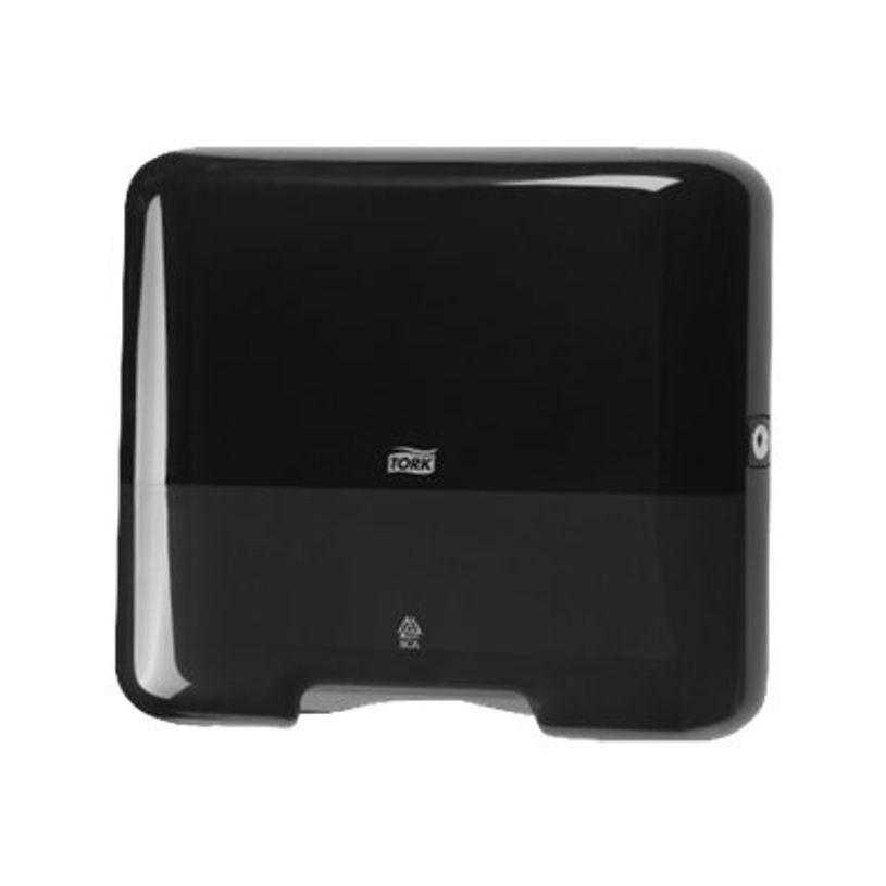 7322540349276-TORK Mini H3 Elevation 553108 - Distributeur pour essuie-mains - Pli C et Z noir-P_405113641_2-2