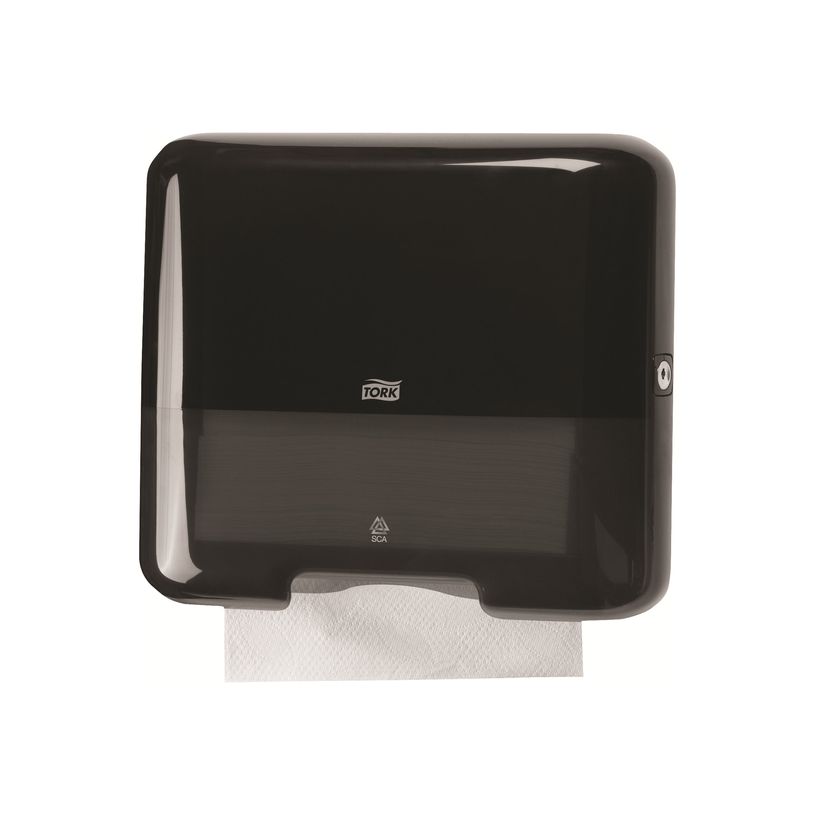 7322540349276-TORK Mini H3 Elevation 553108 - Distributeur pour essuie-mains - Pli C et Z noir-P_405113641_3-1