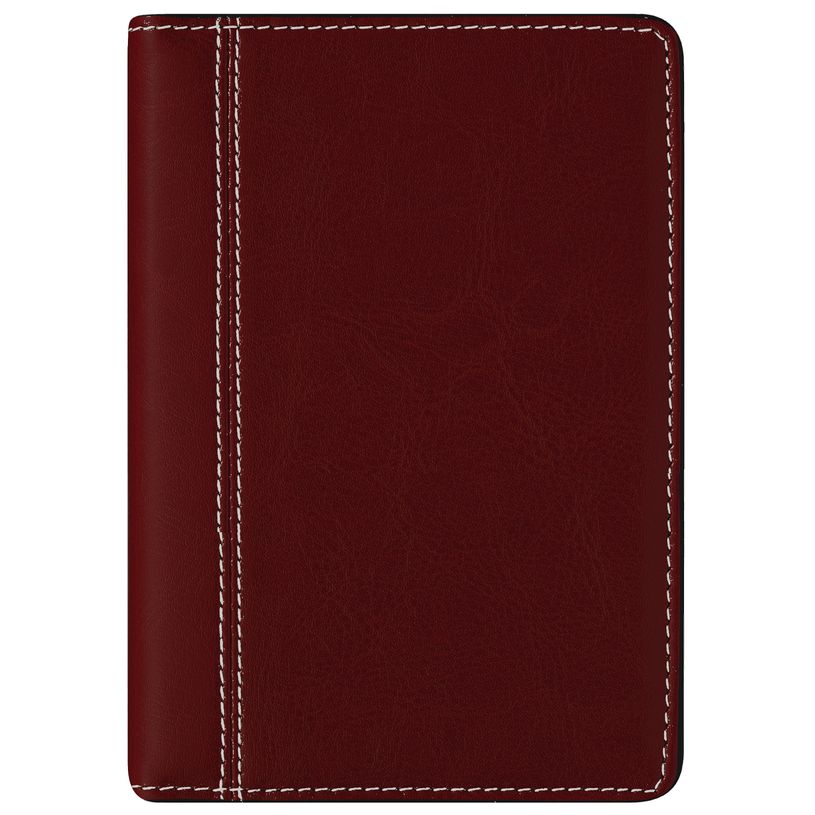 5412303145299-Agenda de poche spiralé Delta Palermo - 1 semaine sur 2 pages - 8 x 12 cm - marron - Brep-P_405113663_1-0