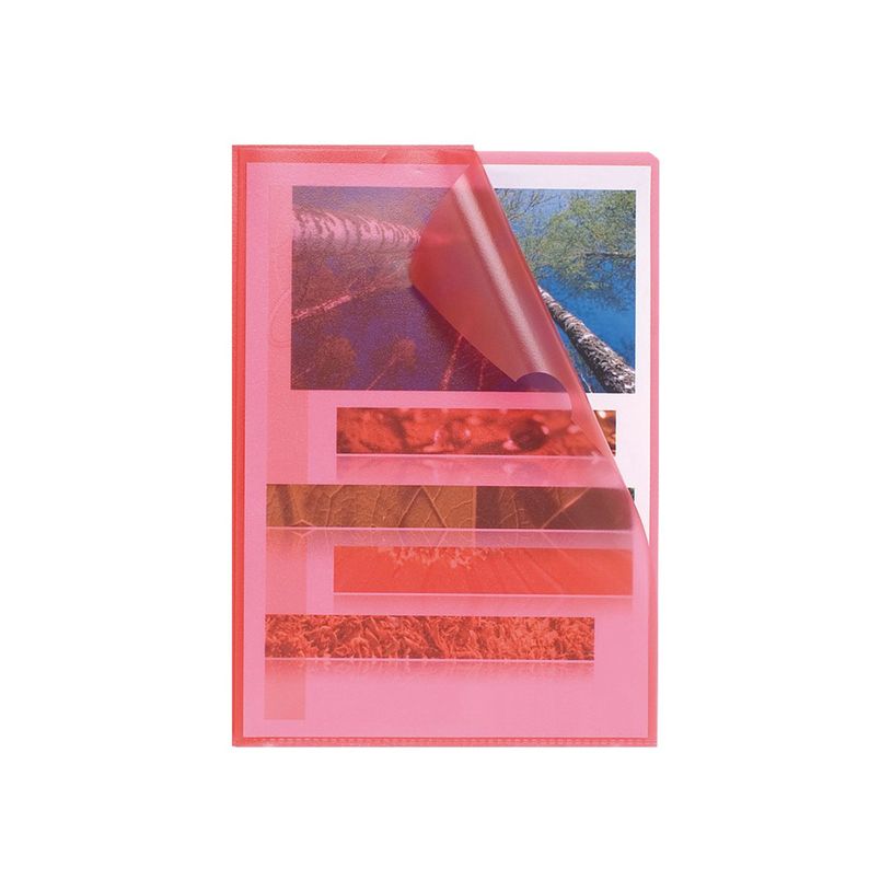 3130631561155-Exacompta - 10 Pochettes coin - A4 - 12/100 - rouge transparent-P_405113666_1-0