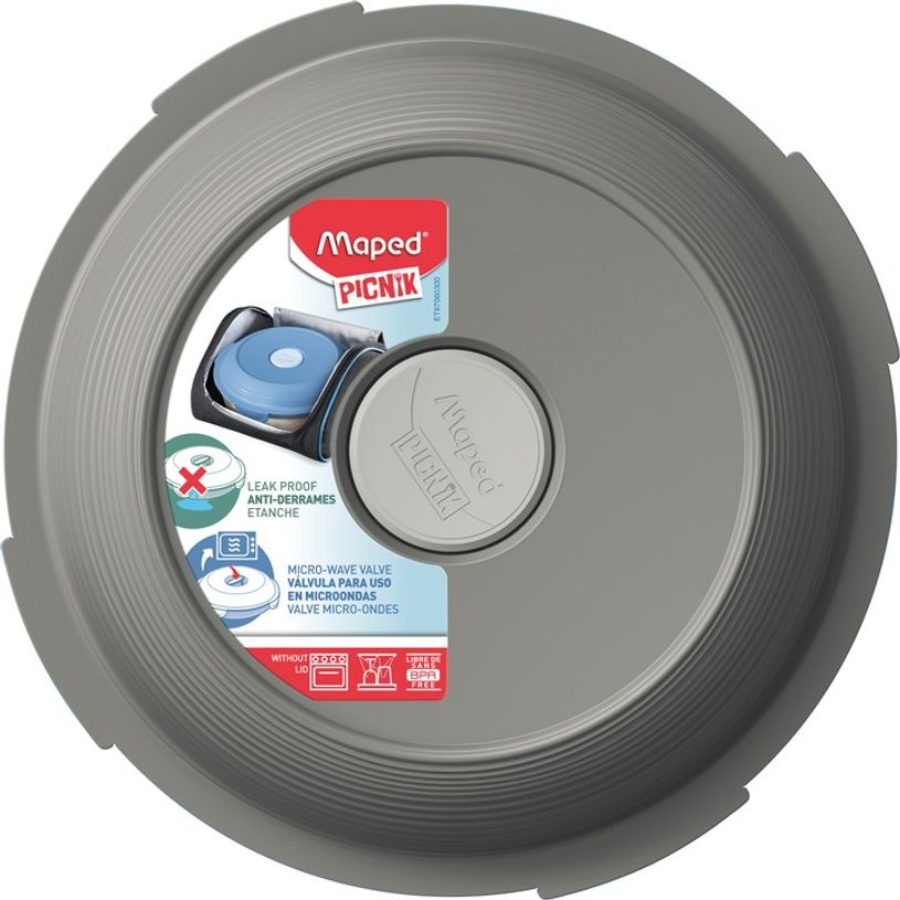 3154148706052-Maped Picnik Concept Adult - Assiette à déjeuner en verre 700 ml - gris-P_405113681_1-0