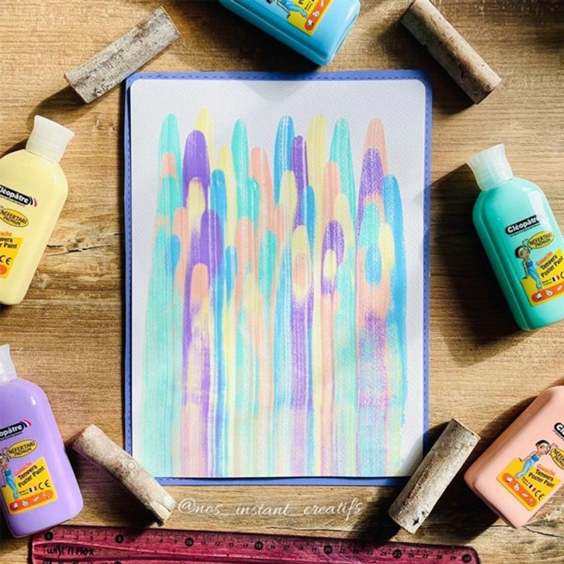 3134725015067-Cléopâtre NEFERTARI - Lot de 5 flacons de gouache - pastel - 5 x100ml-P_405113689_5-4