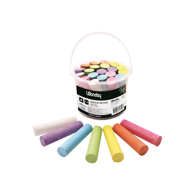 3701254703408-Wonday - 20 Craies rondes - couleurs assorties-P_405113698_1-0