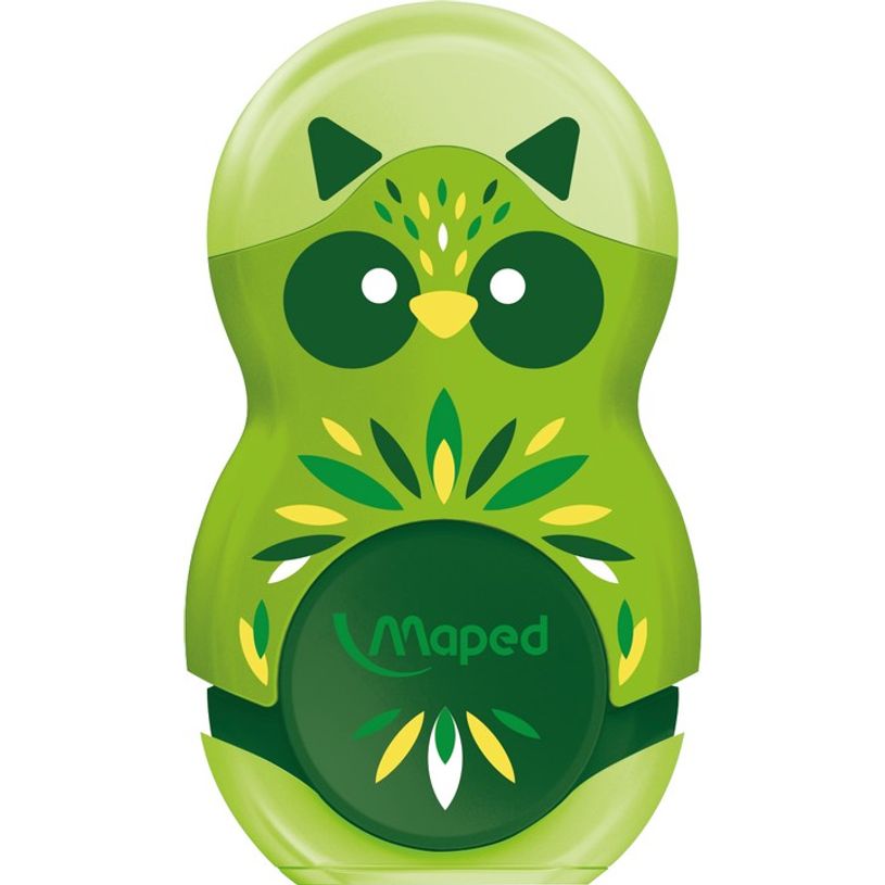 3154140491123-Maped Loopy Mini Cute - Taille crayon gomme 2-en-1 (blister) - 1 trou - disponible dans di-P_405113709_6-5