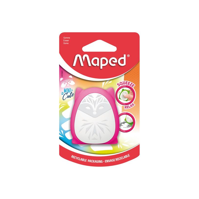 3154140155018-Maped - Gomme Squeeze Mini Cute (blister) - disponible dans différentes couleurs-P_405113713_12-8