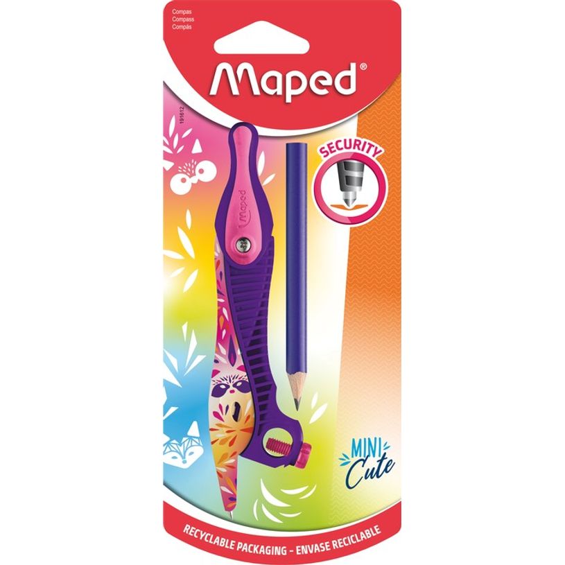 3154141916120-Maped Mini Cute - Compas Kid'z à bague (blister) - bleu ou rose-P_405113717_1-0