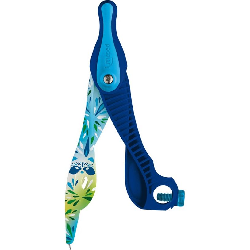 3154141916120-Maped Mini Cute - Compas Kid'z à bague (blister) - bleu ou rose-P_405113717_4-3