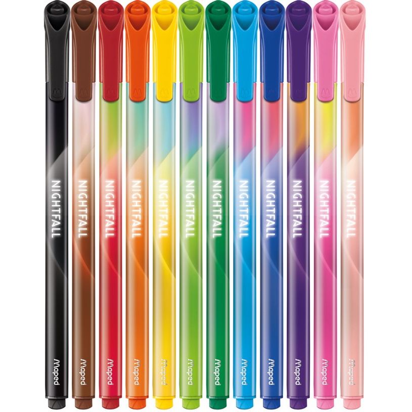3154148444008-Maped Nightfall - 12 Feutres premium - pointe 2,5 mm-P_405113725_2-1