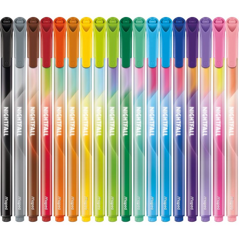 3154148444015-Maped Nightfall - 18 Feutres premium - pointe 2,5 mm-P_405113726_2-1
