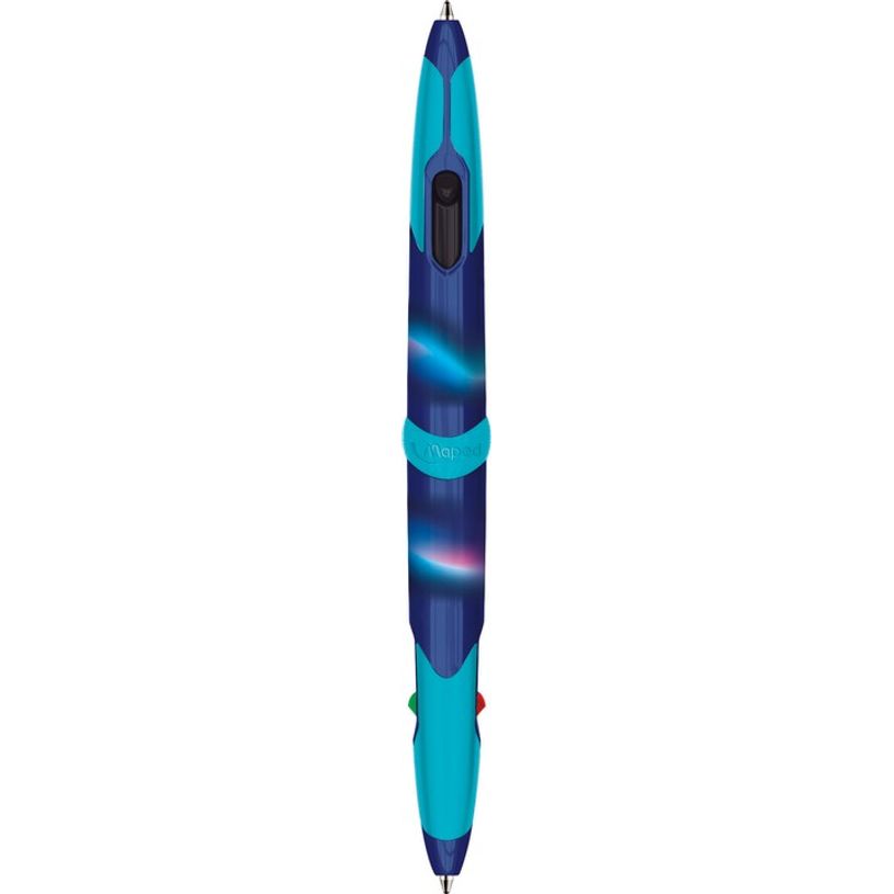 3154142294456-Maped Nightfall - Stylo à bille 4 couleurs Twin Tip (blister)-P_405113740_2-1