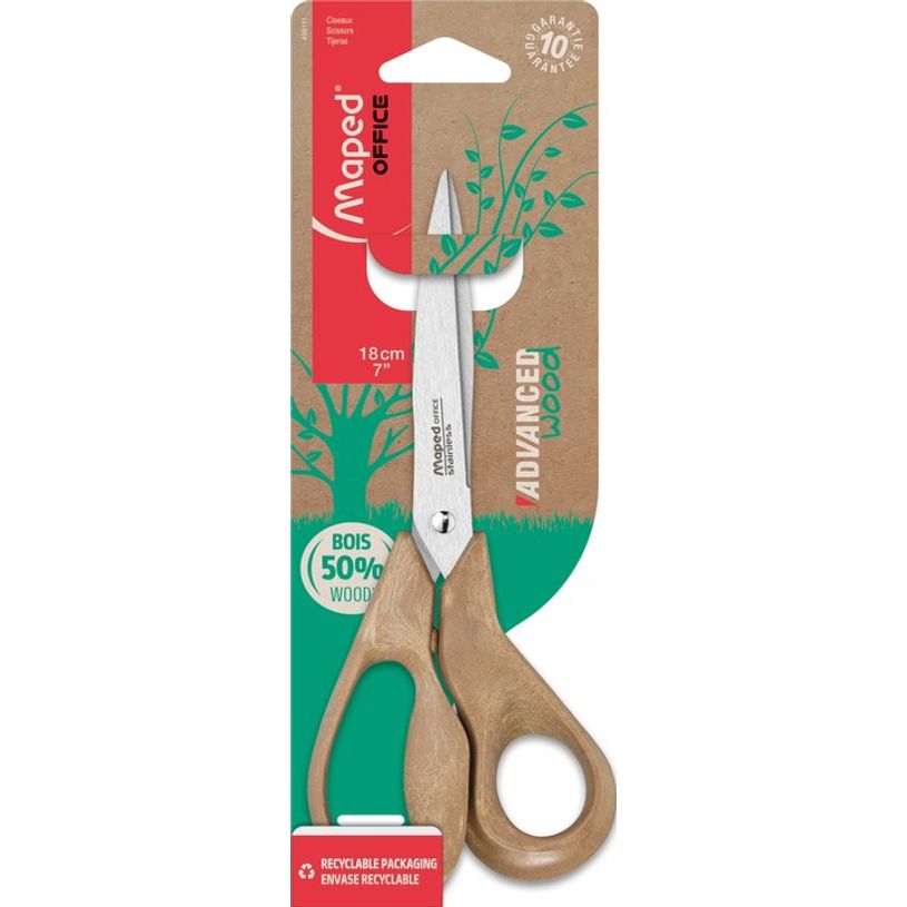 3154144981118-Maped Advanced Wood - Ciseaux 18 cm - asymétriques-P_405113763_1-0
