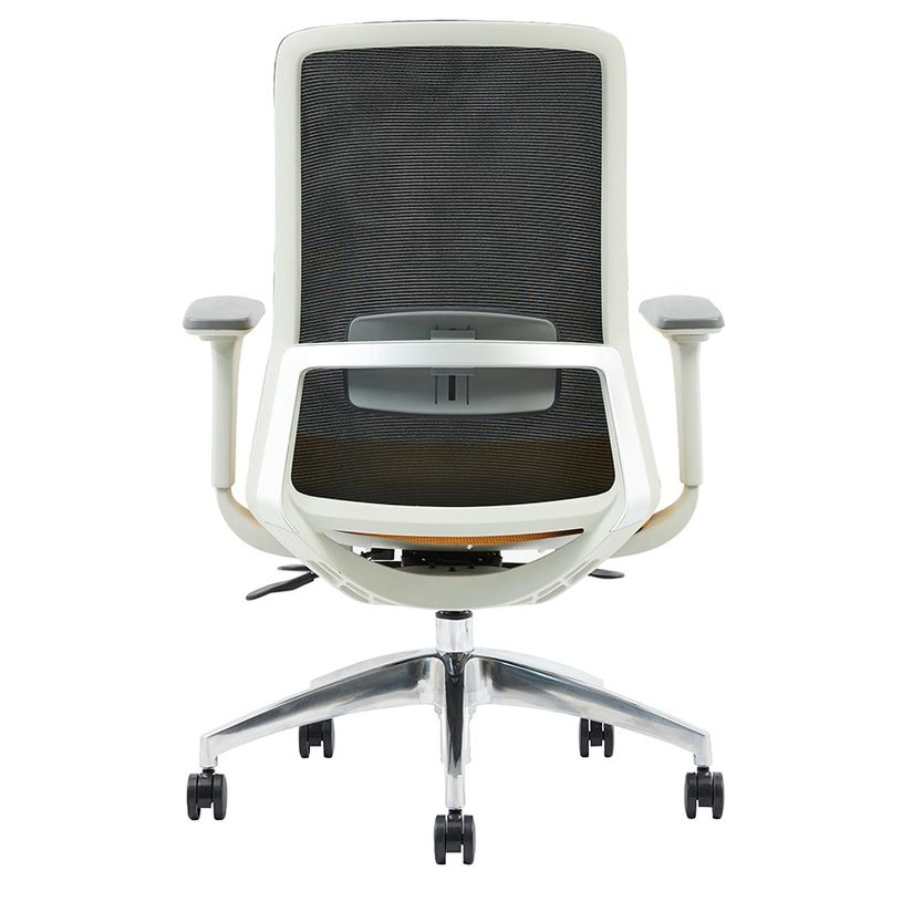 3701338802454-Fauteuil de bureau POLAR - accoudoirs réglables - appuie-tête en option - noir et aune-P_405113809_4-3