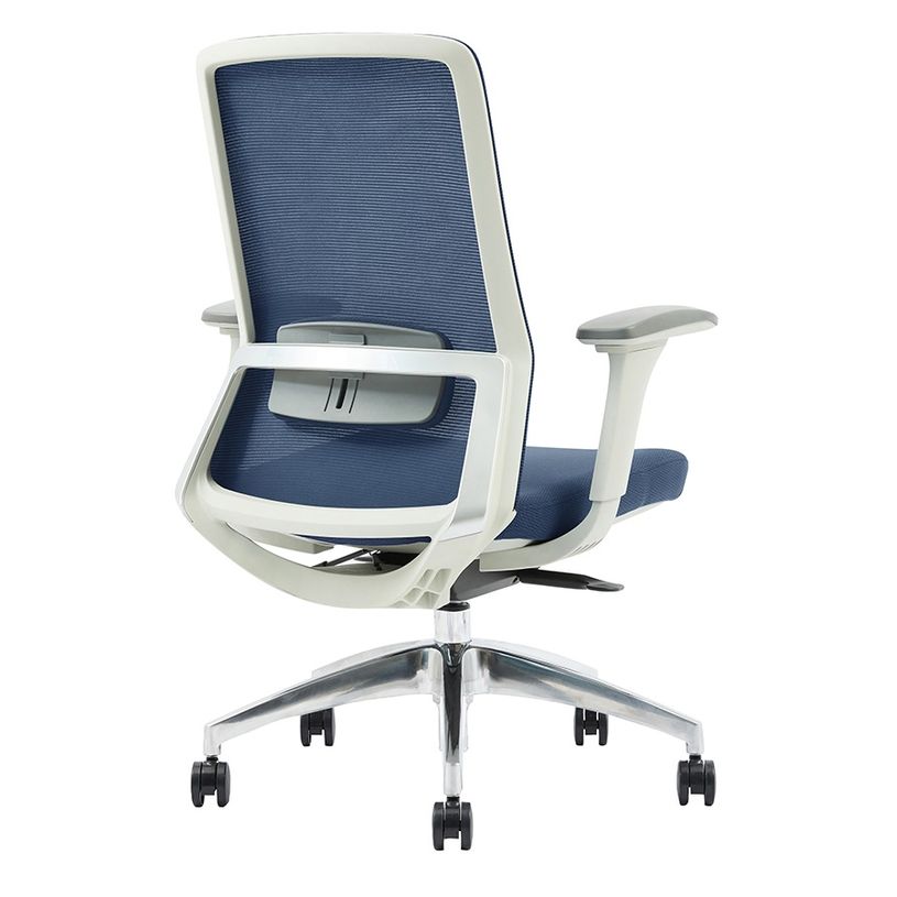 3701338802461-Fauteuil de bureau POLAR - accoudoirs réglables - appuie-tête en option - bleu-P_405113812_3-2
