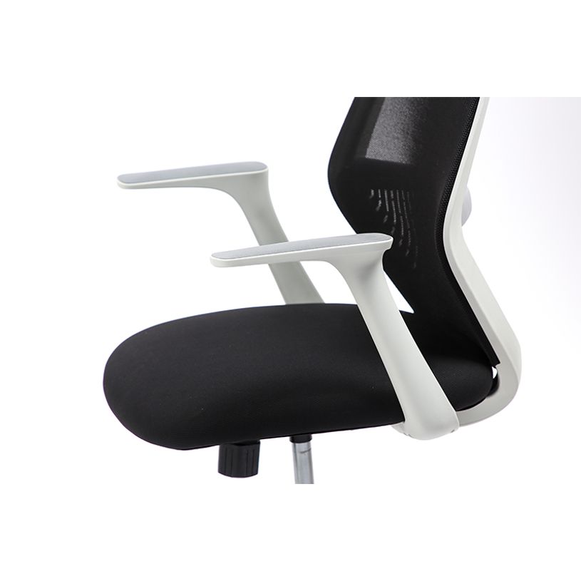 3701338802331-Fauteuil de bureau TIME - accoudoirs fixes gris clair - gris foncé-P_405113815_6-5