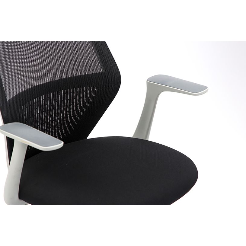 3701338802331-Fauteuil de bureau TIME - accoudoirs fixes gris clair - gris foncé-P_405113815_7-6